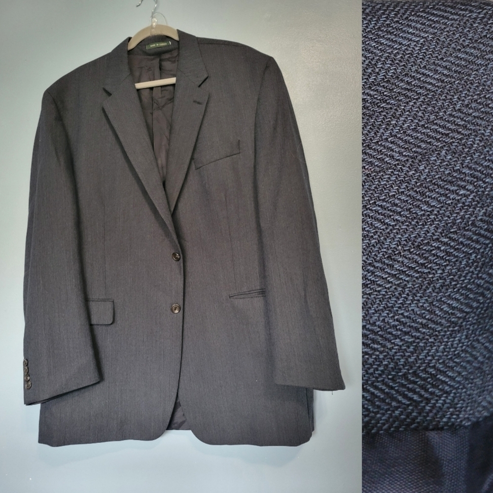 Lauren Ralph Lauren Men's Wool Blazer Grey 48L